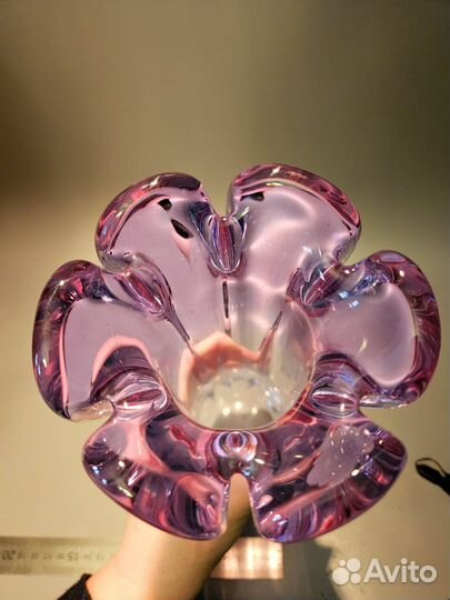 Ваза александритовое стекло