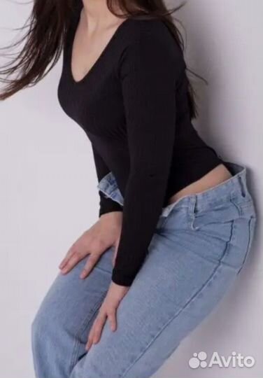 Боди с длинными рукавами