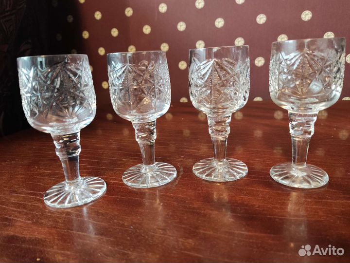 Фужеры хрустальные СССР