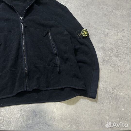 Stone island vintage navy half zip sweater