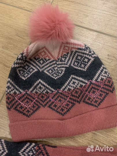 Комплект шапка, шарф