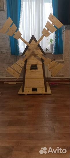 Мельница, колодец, телега