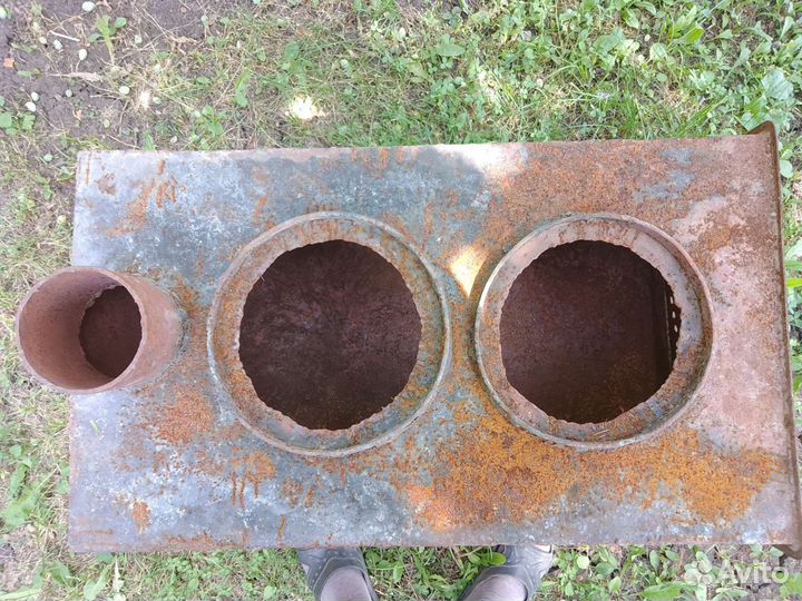 Печь металлическая новая