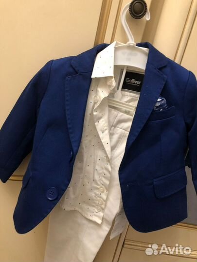 Прадничный костюм на мальчика 74