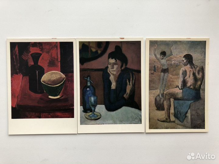 Открытки Пикассо, Моне, Мане, Ренуар