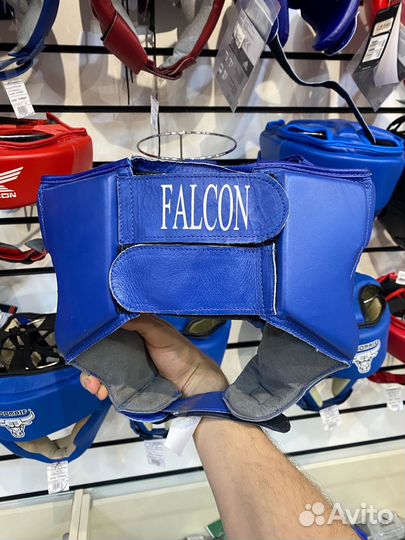 Шлем для тренировок Falcon Кожа Синий