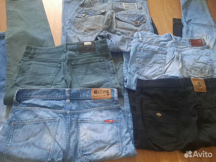 Джинсы мужские, р.46-48, Mag, Mustang и др