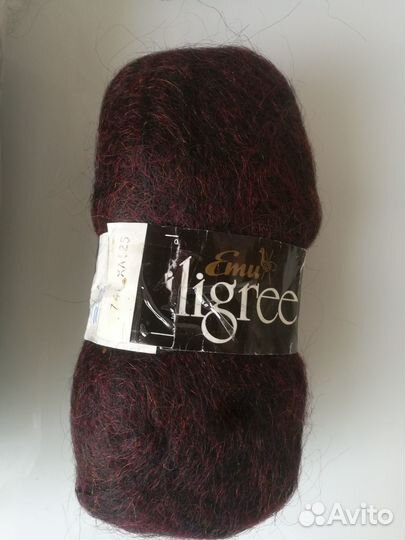 Мохер Emu filigree англия