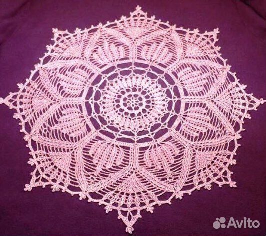 Вязаные салфетки