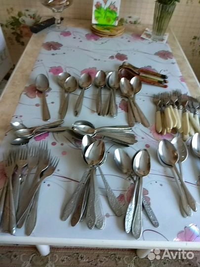 Ложки вилки половники стаканы