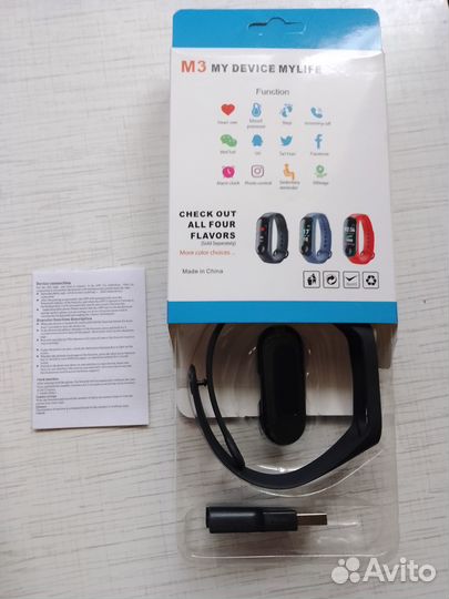 Фитнес браслет intelligence health bracelet M3