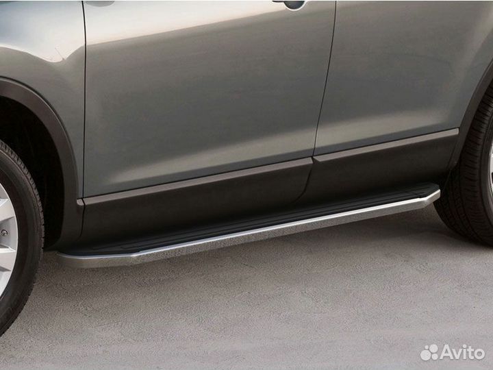 Подножки боковые пороги Volkswagen Tiguan II, 2016