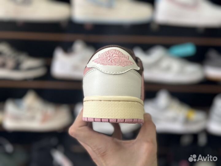 Кроссовки nike air jordan 1 low travis scott