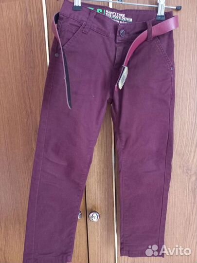 Рубашка с бабочкой для мальчика, брючки на 4-5 лет