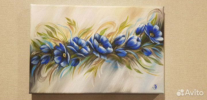 Картина на холсте. Ручная работа