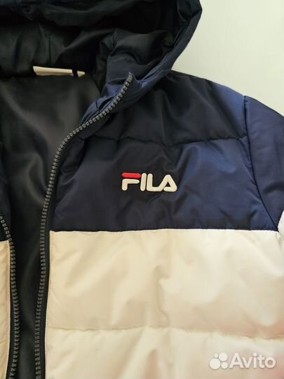 Пуховик куртка Fila, размер XS, женская в идеале