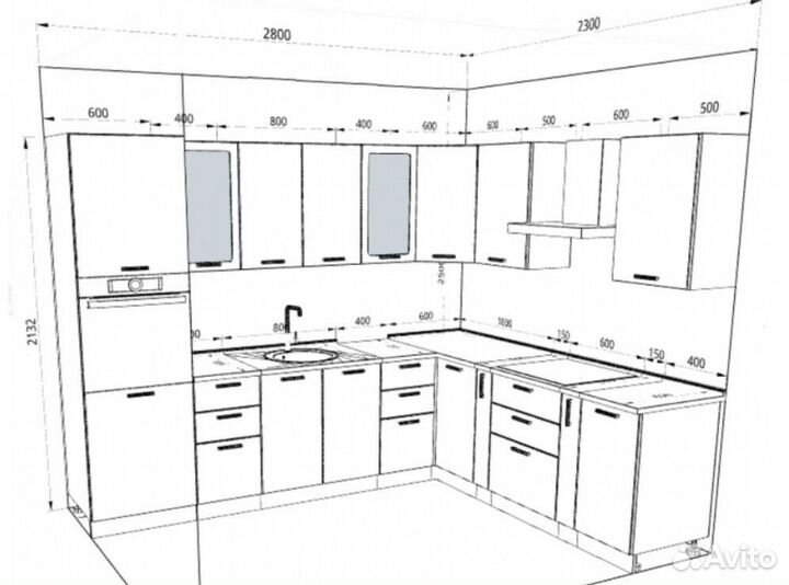 Кухня модульная в наличии