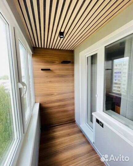 Остекление балкона под ключ за 3 дня (рассрочка)