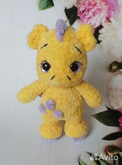 Плюшевая вязаная Мягкая игрушка