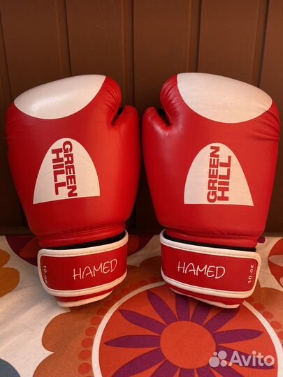 Боксерские перчатки 10 oz green hill
