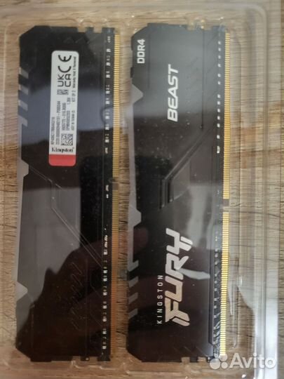 Kingston hyperx fury ddr4 16gb 3600