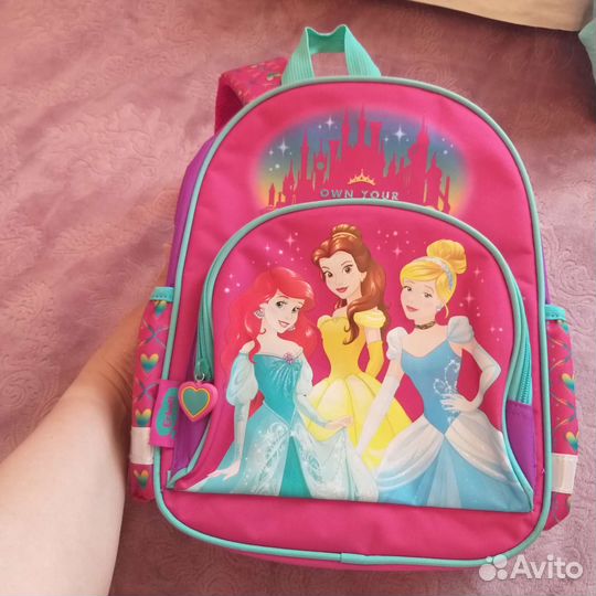 Рюкзак дошкольный с принцессами, на 4-7 лет