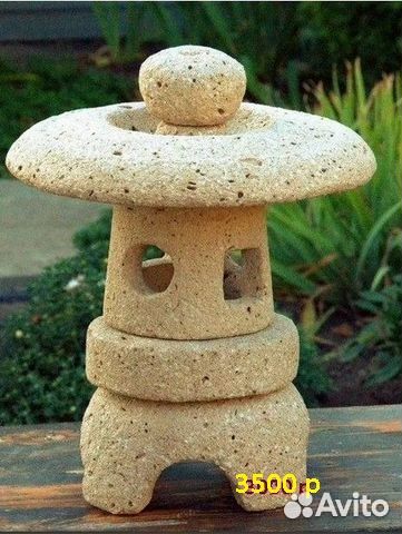 Фонарь японский для сада, ручная работа