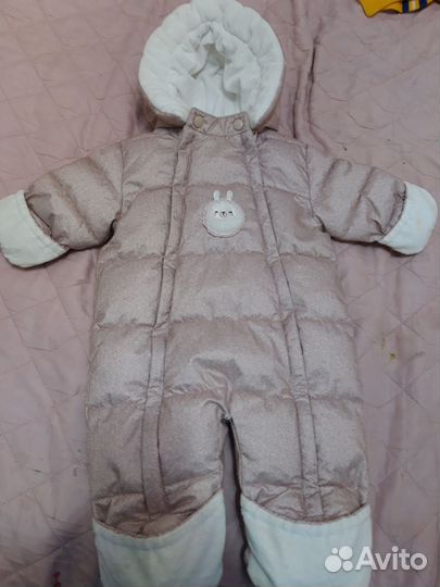 Зимний комбинезон 74 для девочки
