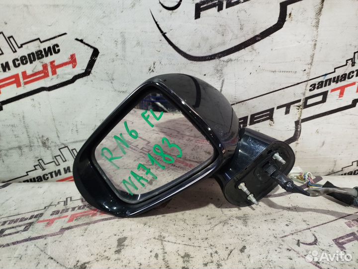 Зеркало honda stream RN6 RN7 RN8 RN9 7 контактов С ПОВТОРИТЕЛЕМ левое 2 модель черный, NH731P NA7183