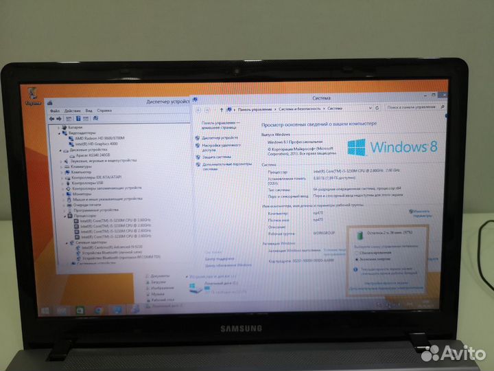 Ноутбук samsung NP370R5E