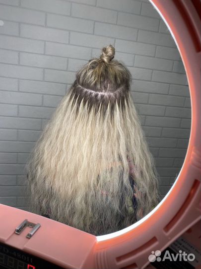 Холодное и горячее наращивание волос