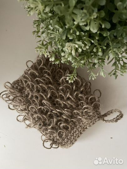 Эко мочалка из джута