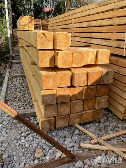 Доска обрезная 50х200х6000мм от производителя