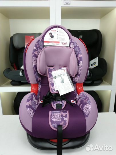 Автокресло 9-25кг изофикс Siger Кокон ART абстракц