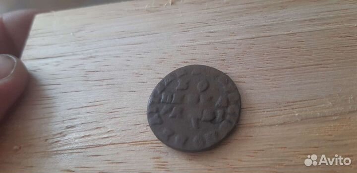 1 копейка 1712 год.мд.Царь Пётр 1.Оригинал