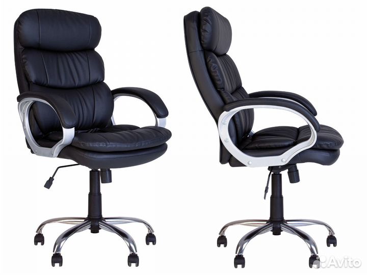 Кресло руководителя Дольче Dolce ECO-30 черный