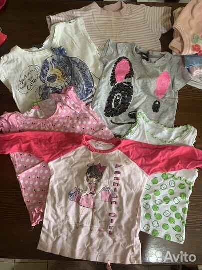 Вещи пакетом на девочку до 1 года