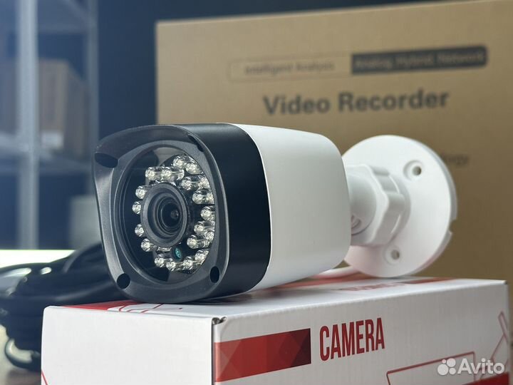 Камера видеонаблюдения комплект 3шт