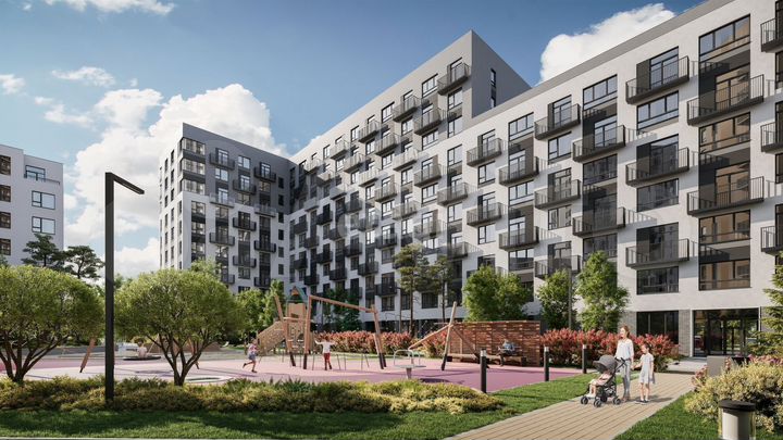 2-к. квартира, 64,1 м², 2/23 эт.