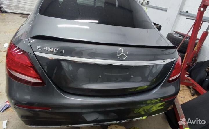 Разбор w213 капот, фары, двигатель, дверь