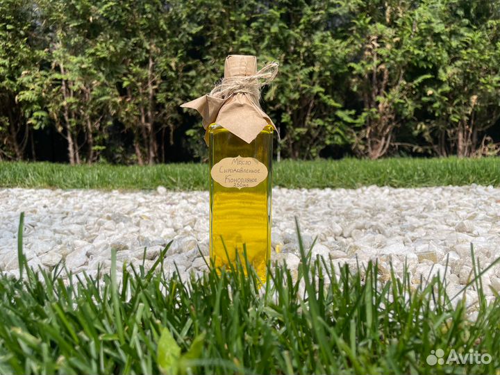 Конопляное Масло Сыродавленное (RAW)