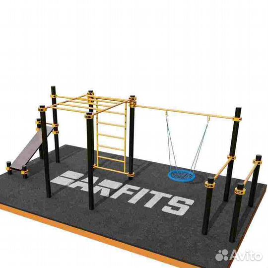 Воркаут Площадки, Шведская стенка, турник