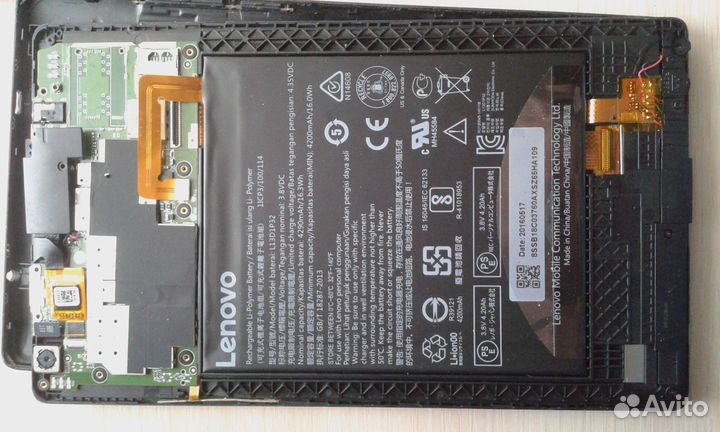 Планшет lenovo на запчасти