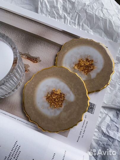 Подстаканник из эпоксидной смолы