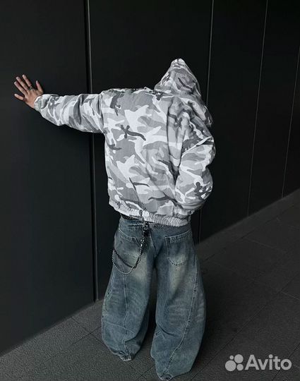 Бомбер Balenciaga Rick owens camo type