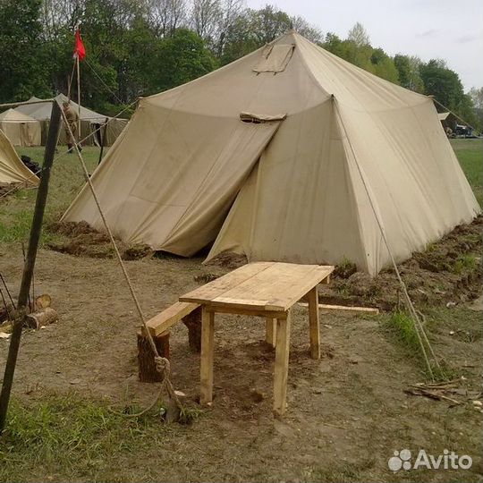 Палатка лагерная солдатская с хранения