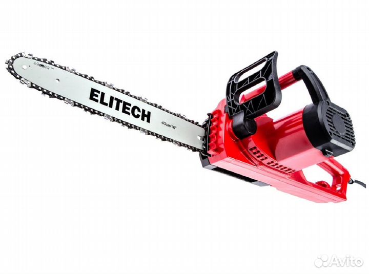 Электрическая цепная пила Elitech новая