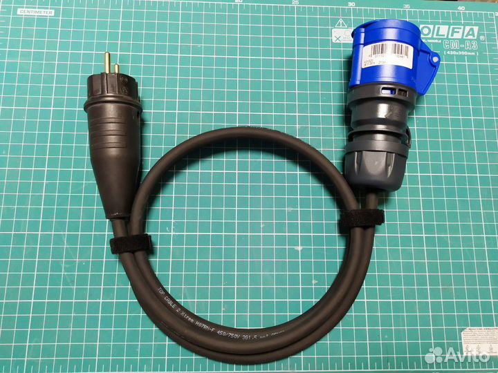 Переходник адаптер Sсhuko на CEE 16A 1.5м