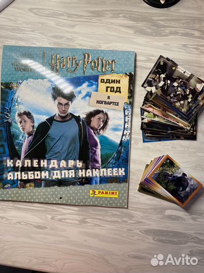 Наклейки panini Гарри Поттер один год в Хогвартсе