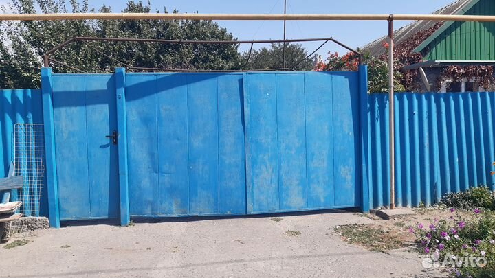 Ворота с калиткой распашные